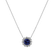 Diamond necklace with Tanzanite Sacred Monarchy3