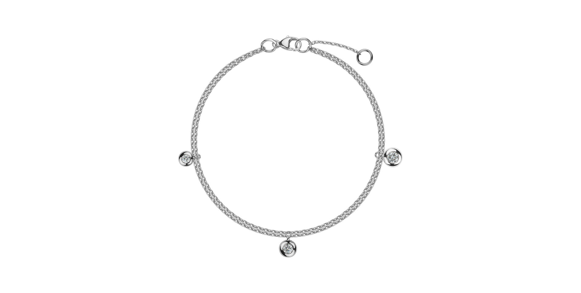 Bracelet with diamonds Drops of Sparkle