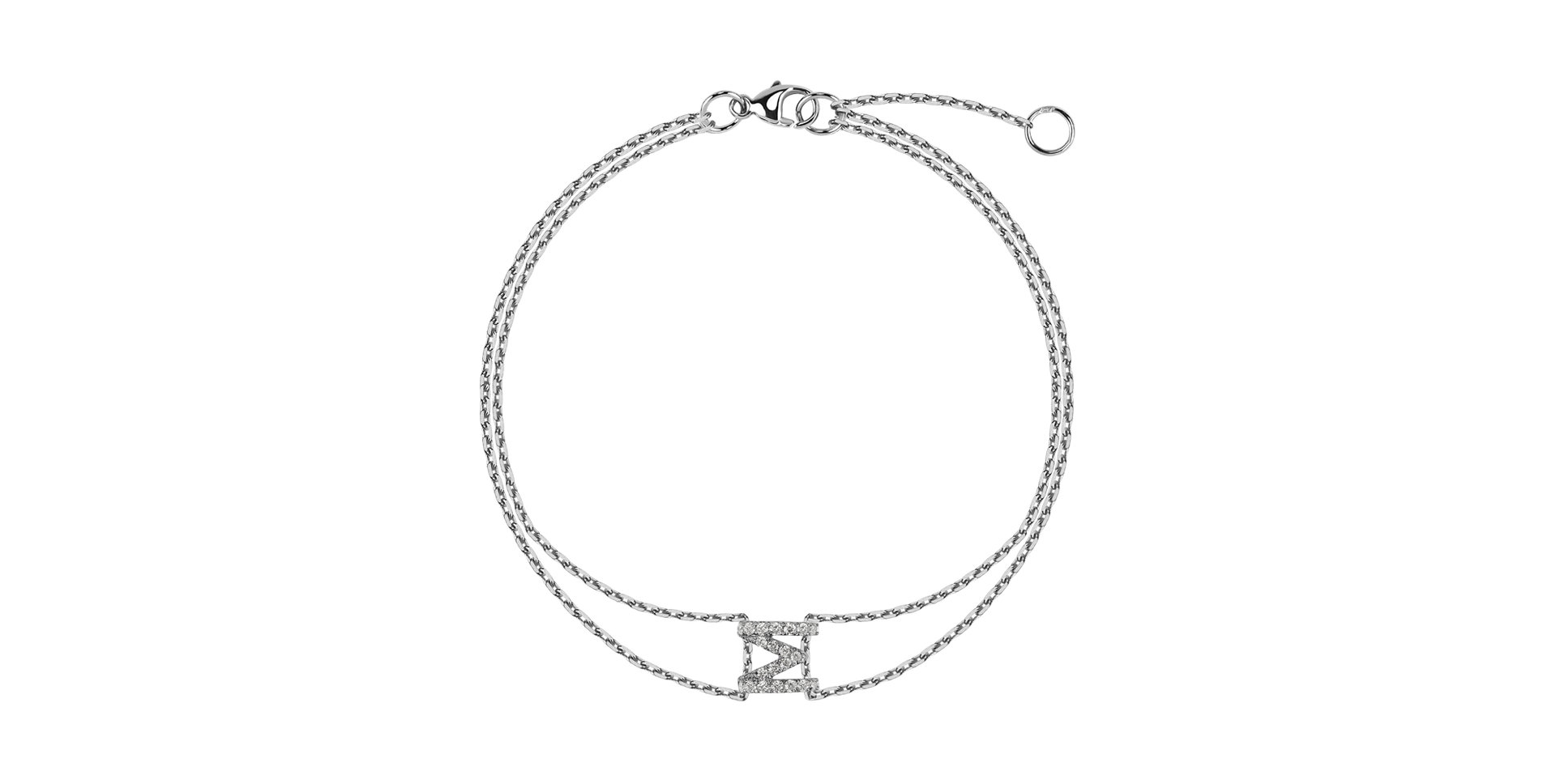 Bracelet with diamonds Magic Letter