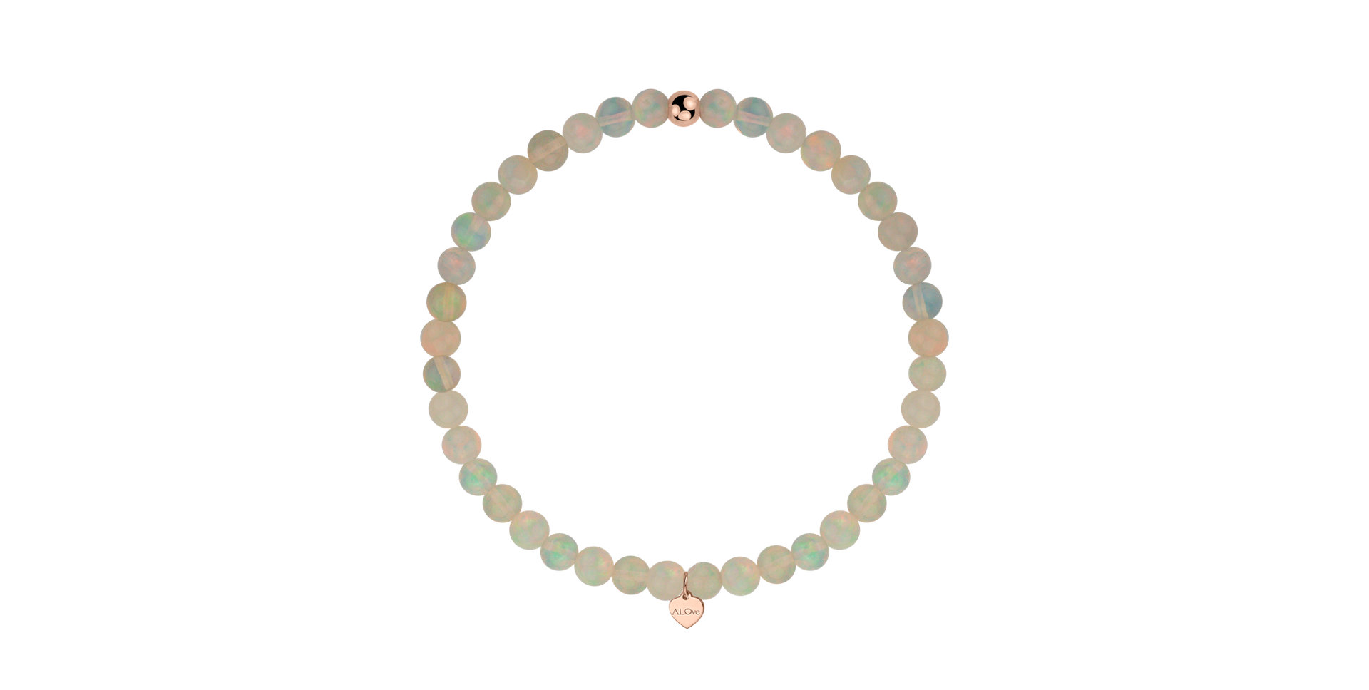 Bracelet with Opal White Fancy Beauty