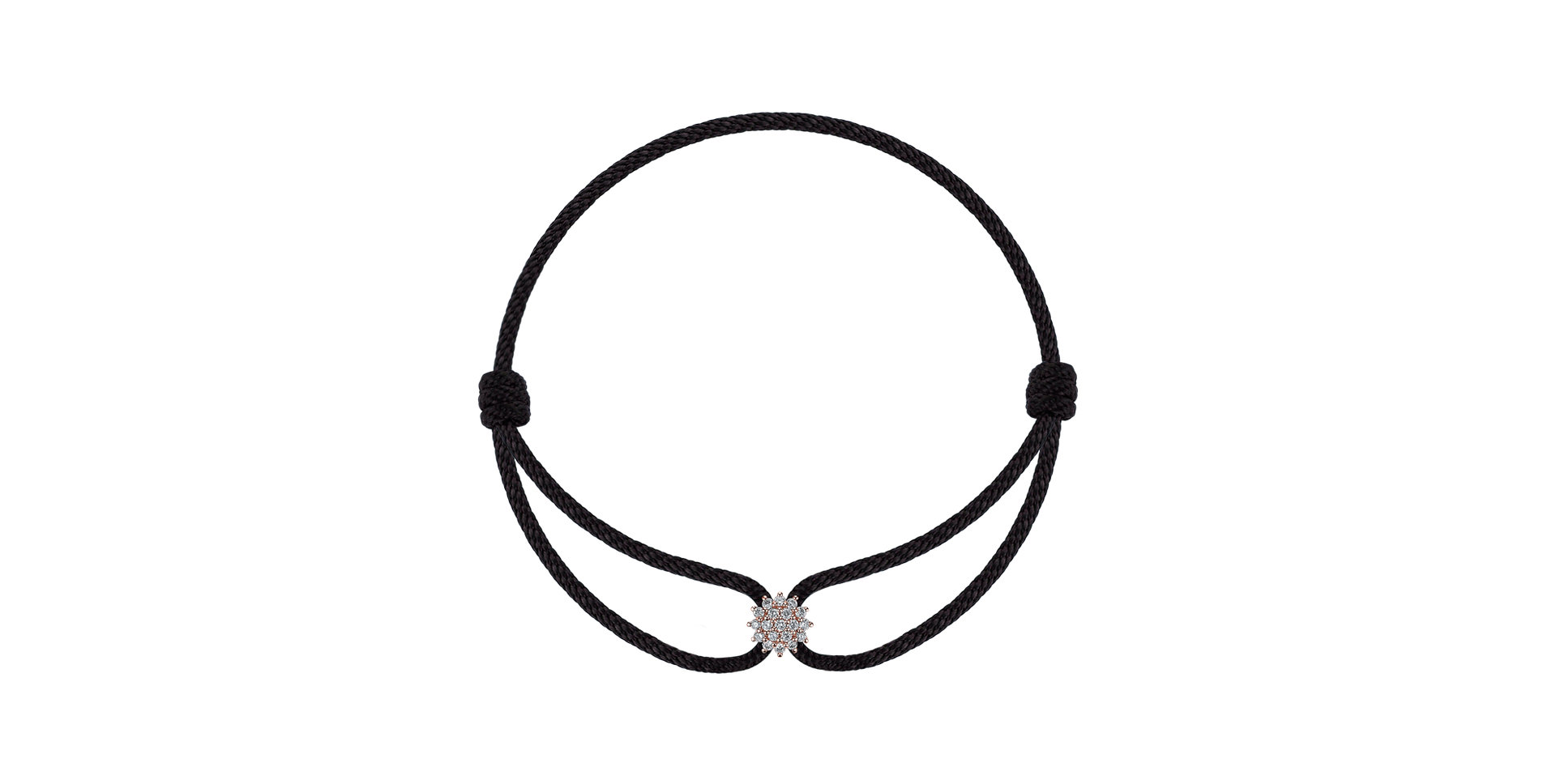 Bracelet with diamonds Gloomy Snow