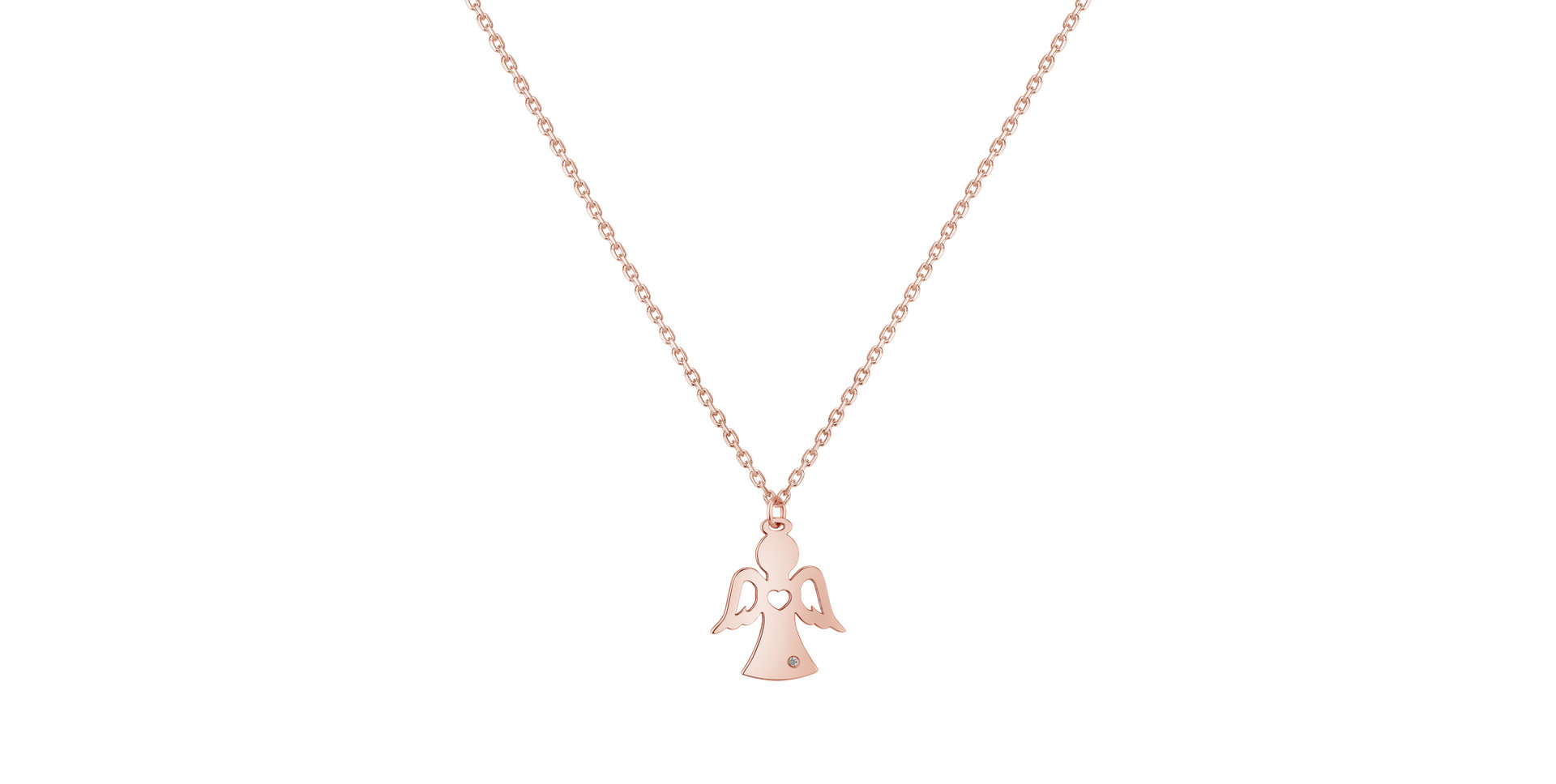 Diamond necklace Angel of Light