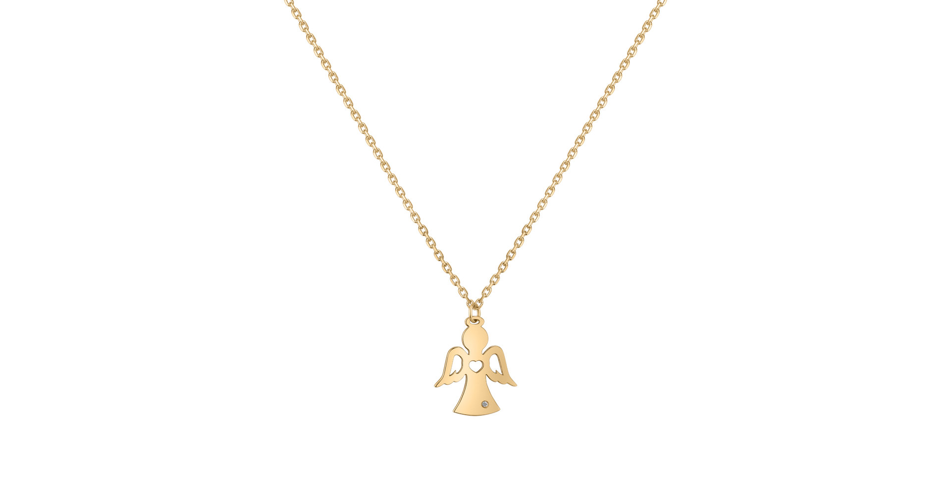 Diamond necklace Angel of Light