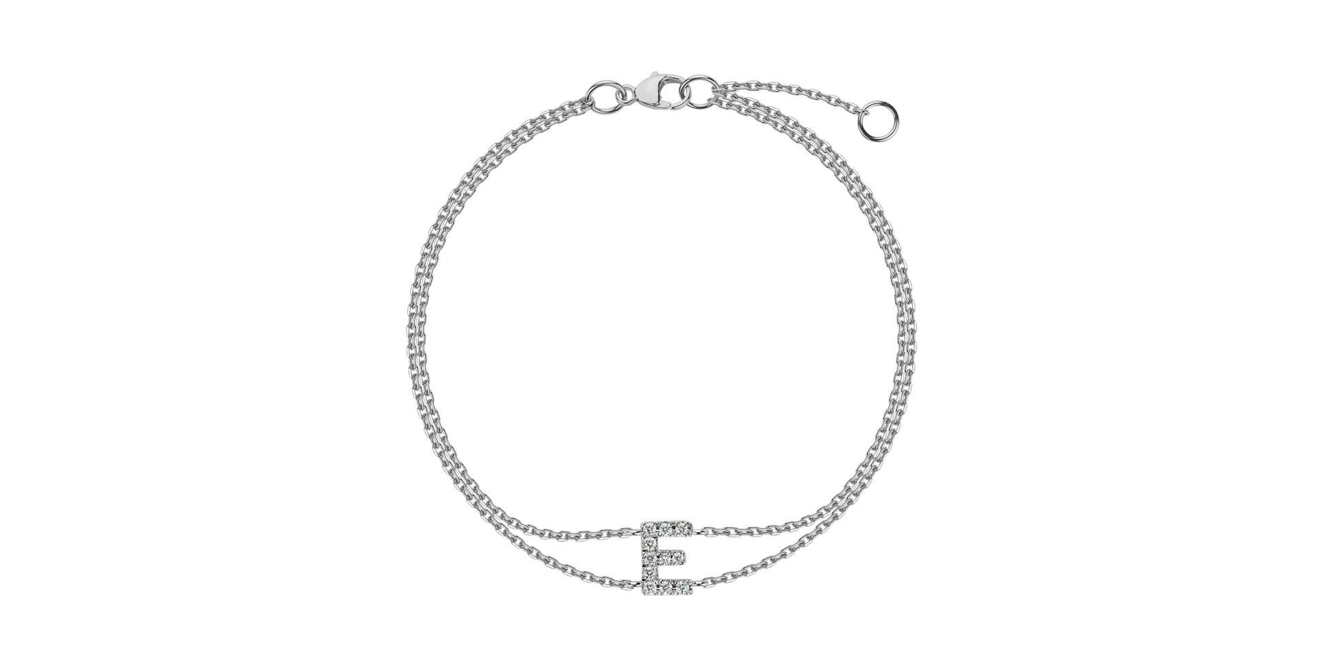 Bracelet with diamonds Alphabet Constellations