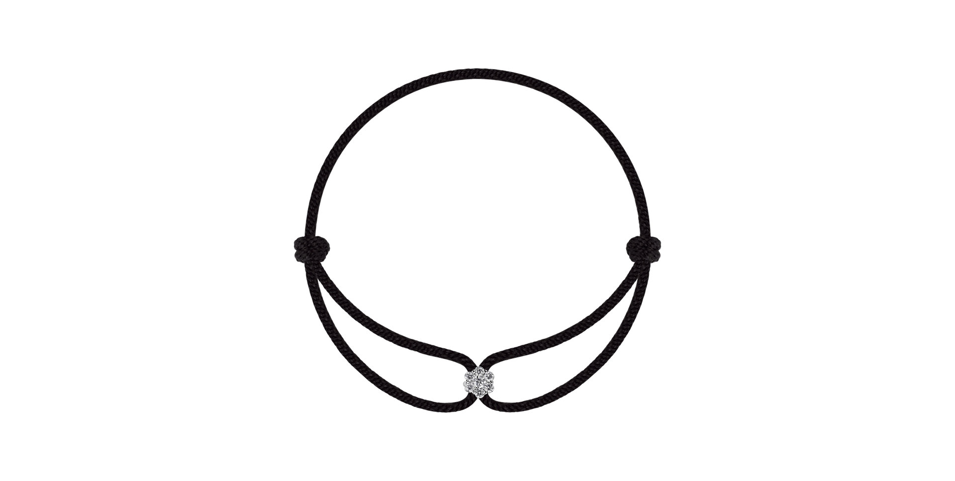 Bracelet with diamonds Deep Snow