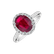Diamond ring with Ruby Glory Allegory3