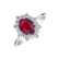 Diamond ring with Ruby Princess Gem3
