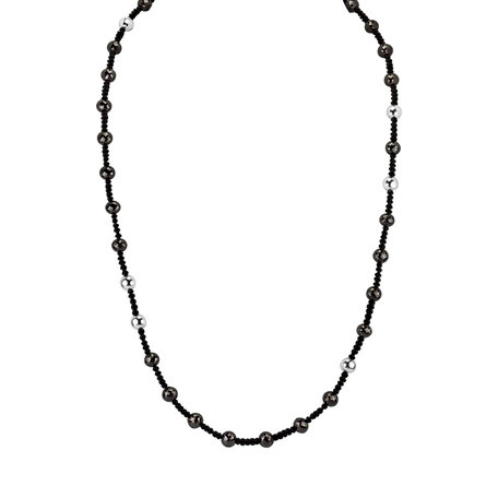 Necklace with black diamonds Dark Elegance