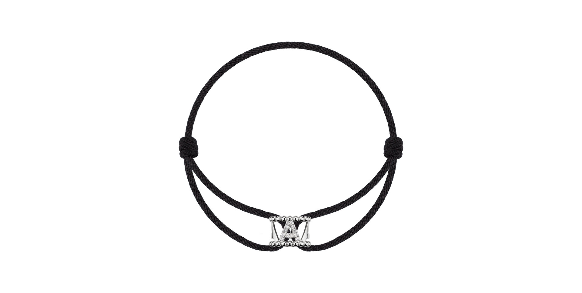 Bracelet with diamonds Magnificent Letter