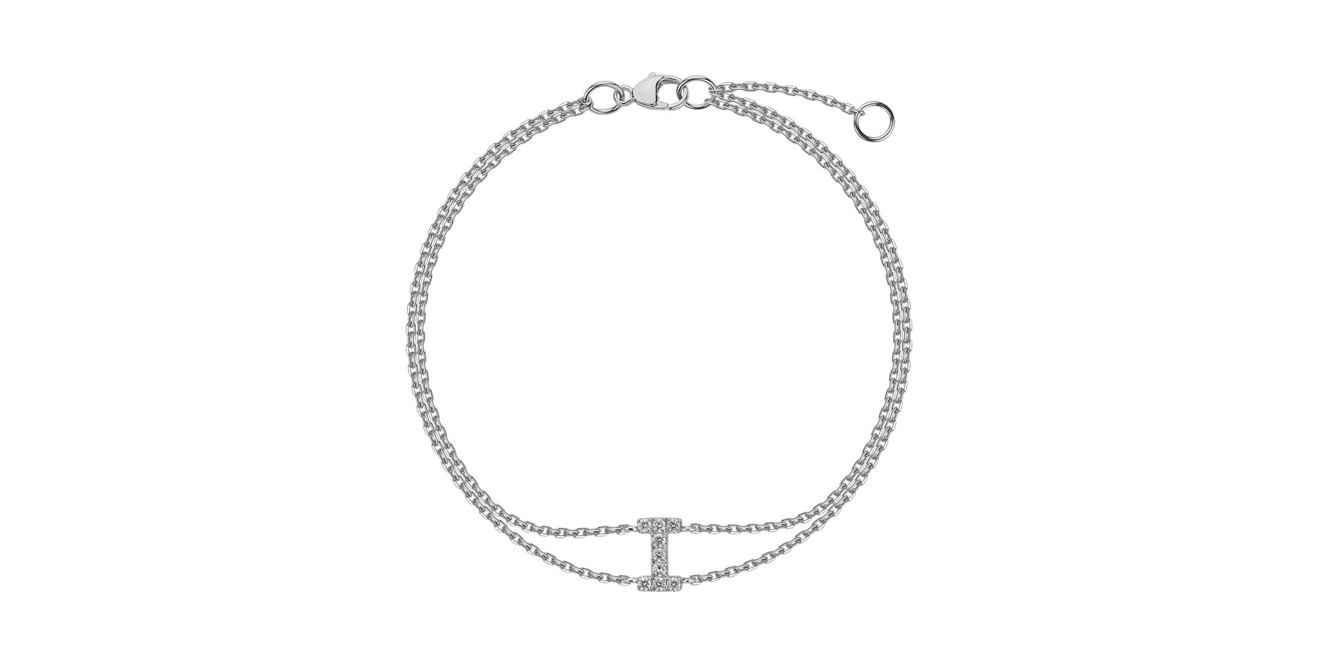 Bracelet with diamonds Alphabet Constellations