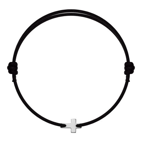 Bracelet with cord Faith Cross