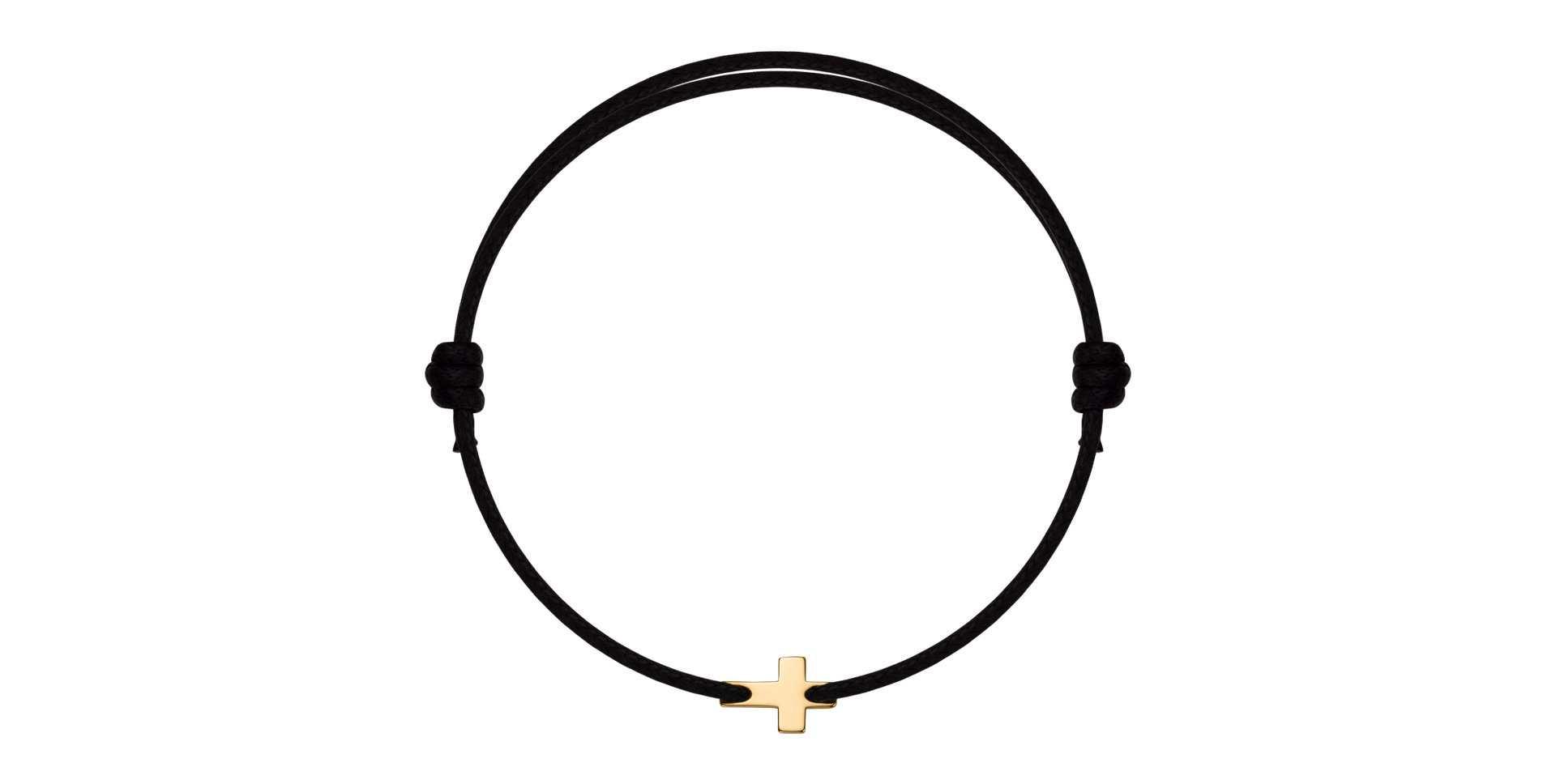 Bracelet with cord Faith Cross