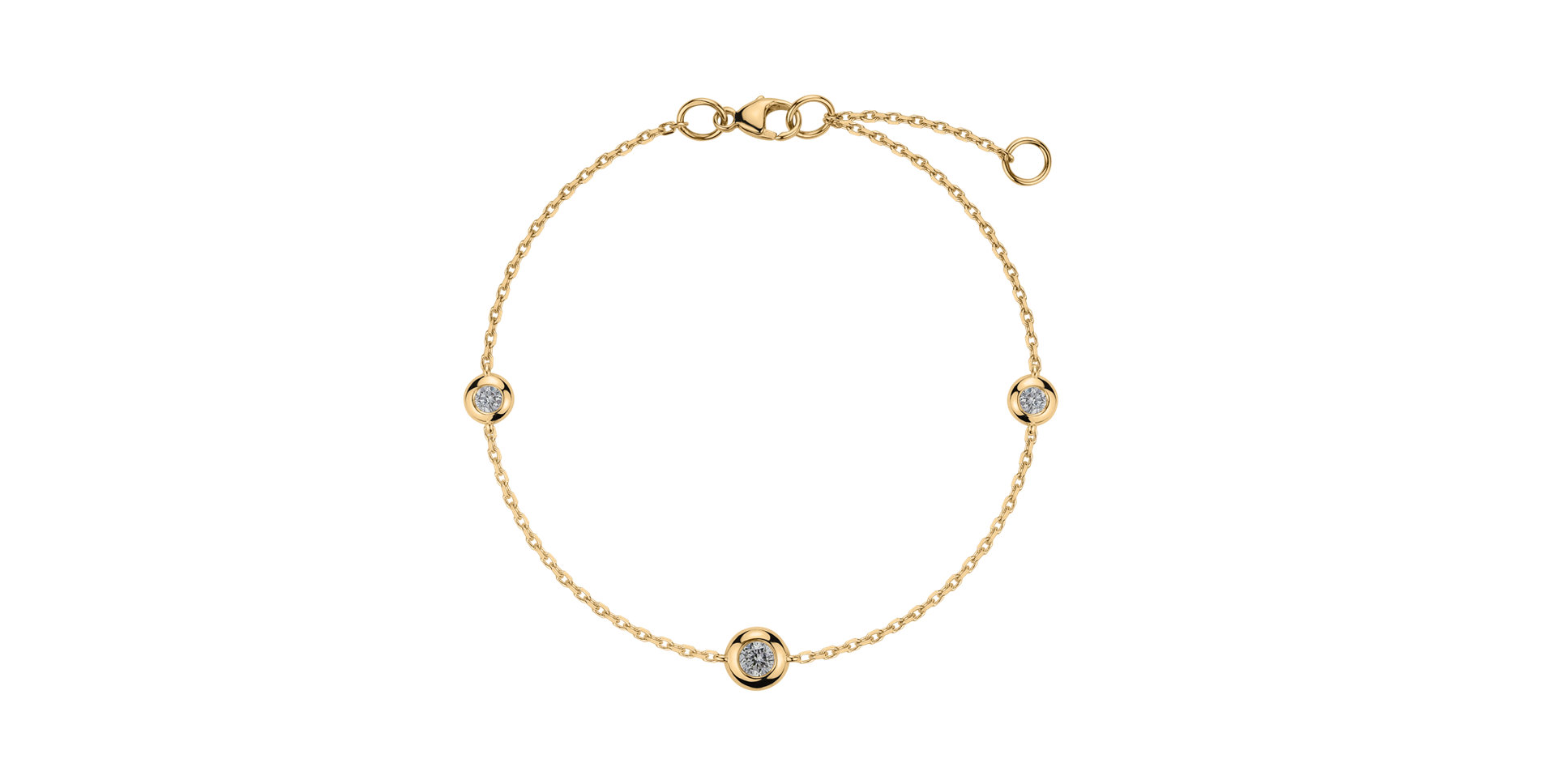 Bracelet with diamonds Delilah