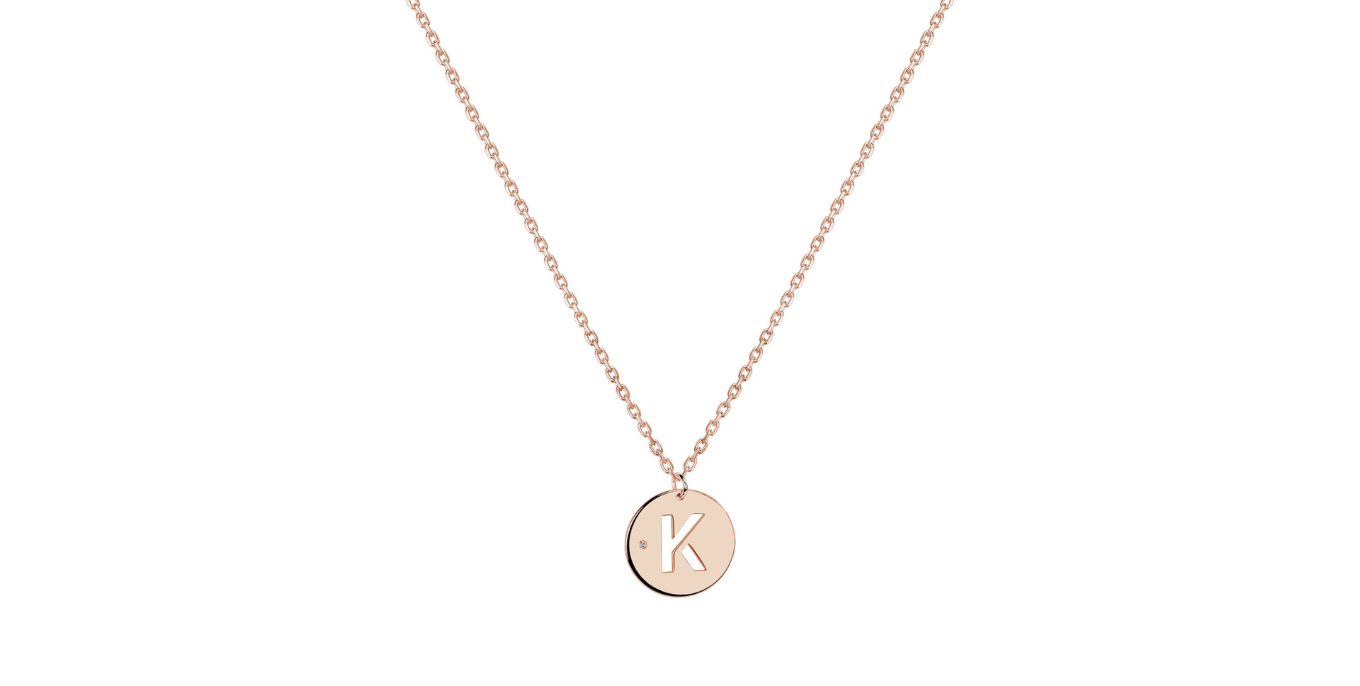 Diamond necklace Cut Coins K
