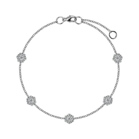 Bracelet with diamonds Evening Sky