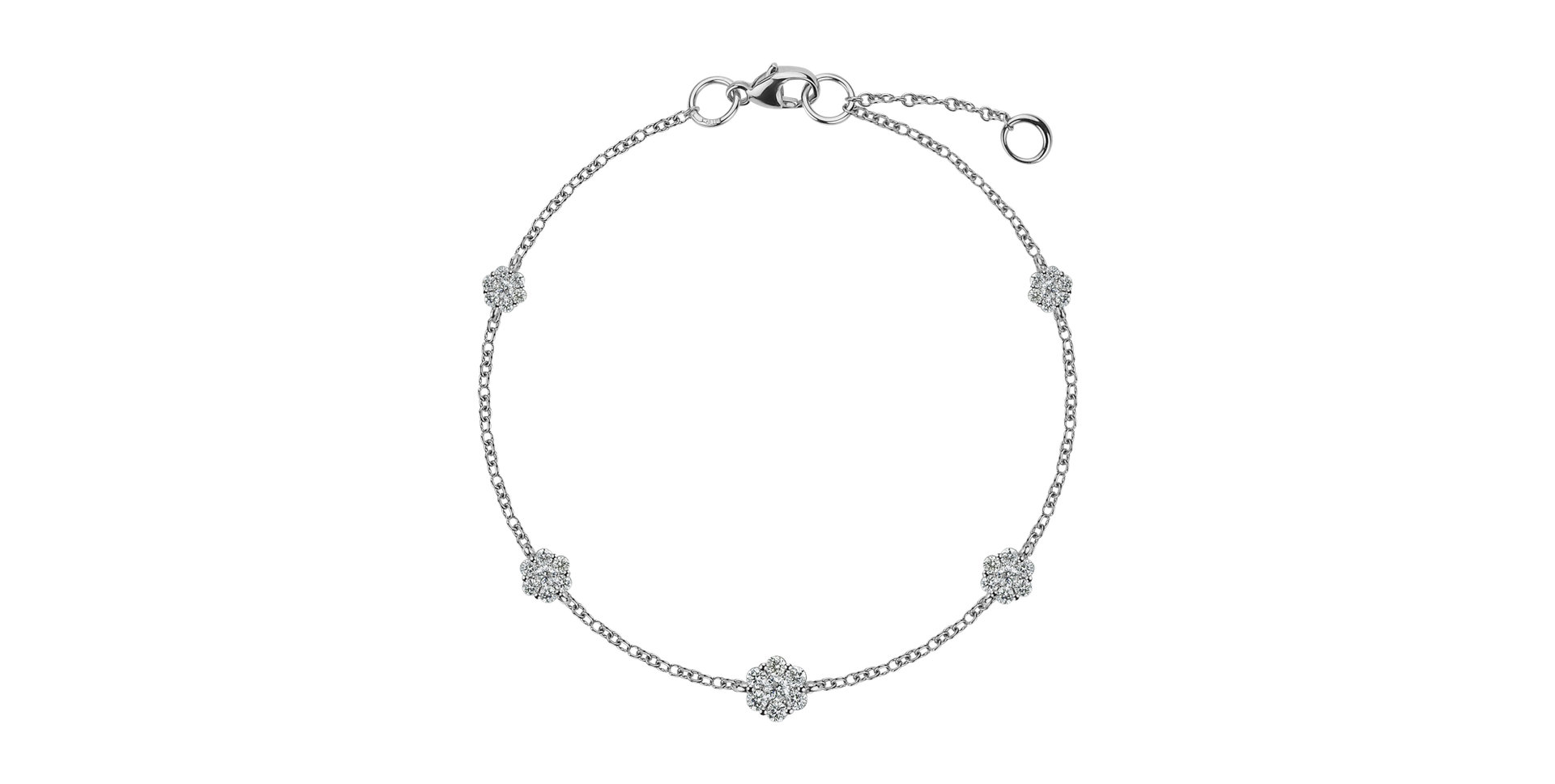 Bracelet with diamonds Starlet Lady