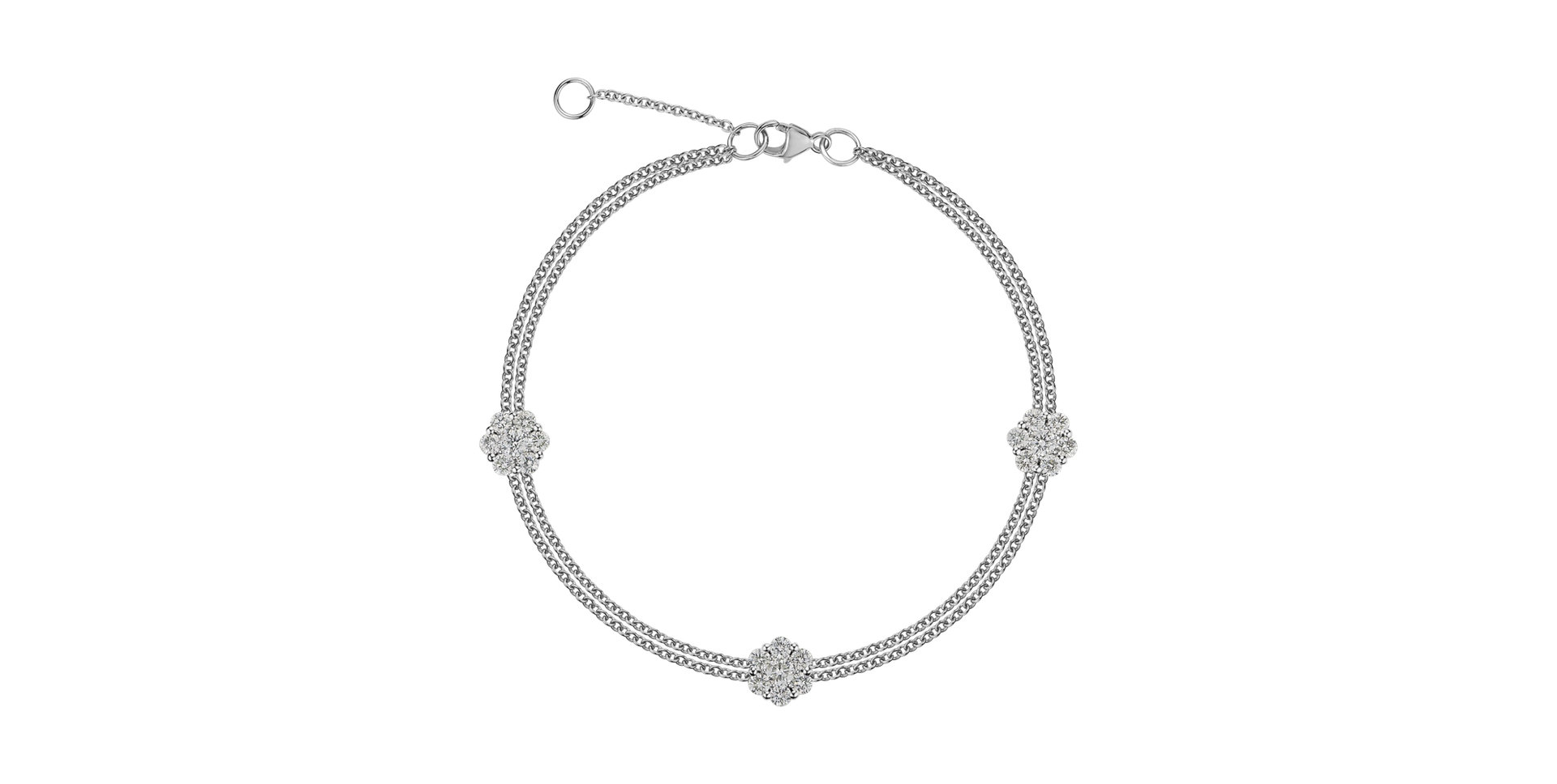Bracelet with diamonds Evening Sky