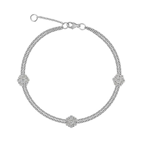 Bracelet with diamonds Evening Sky