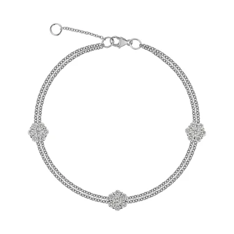 Bracelet with diamonds Evening Sky