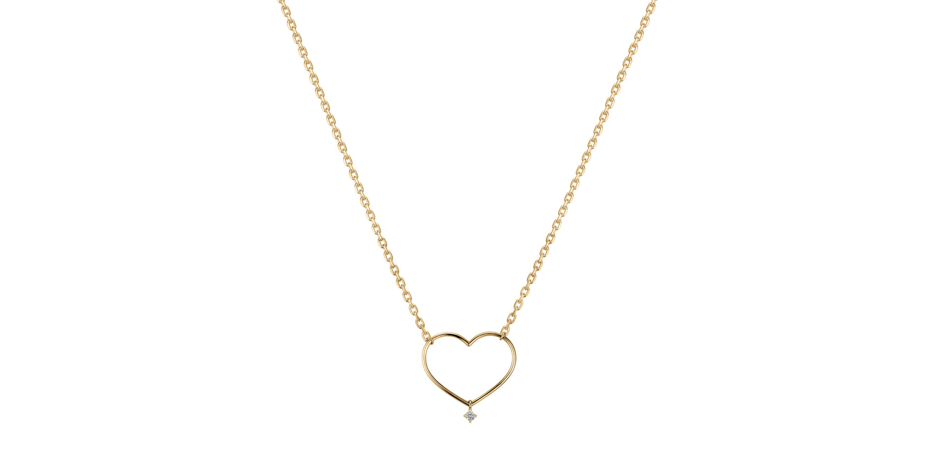 Diamond necklace Desperate Heart