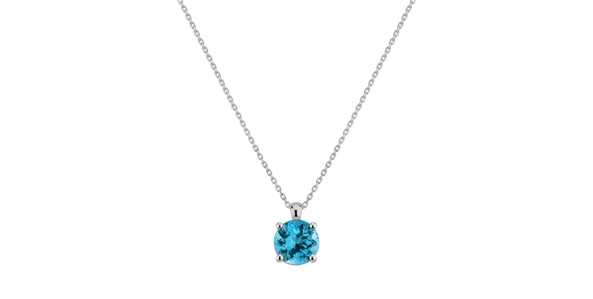 Necklace with Topaz Swiss Monsoon Bonbon