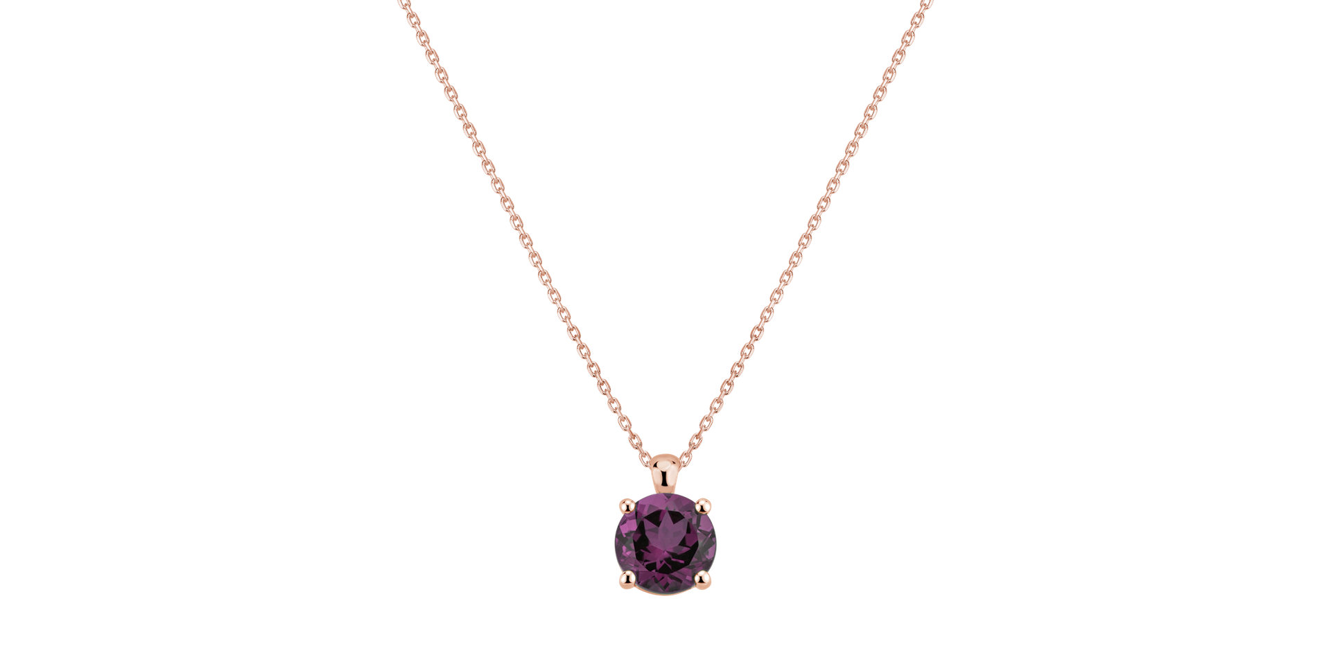 Necklace with Rhodolite Allen