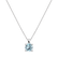Necklace with Aquamarine Allen3