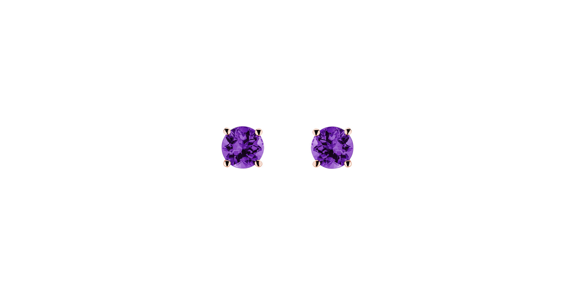 Earrings with Amethyst Virginia Love
