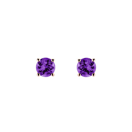 Earrings with Amethyst Virginia Love