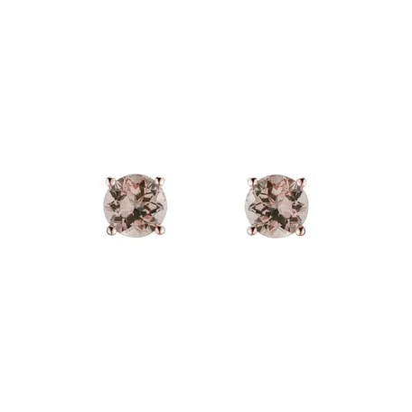 Earrings with Morganite Virginia Sparkle