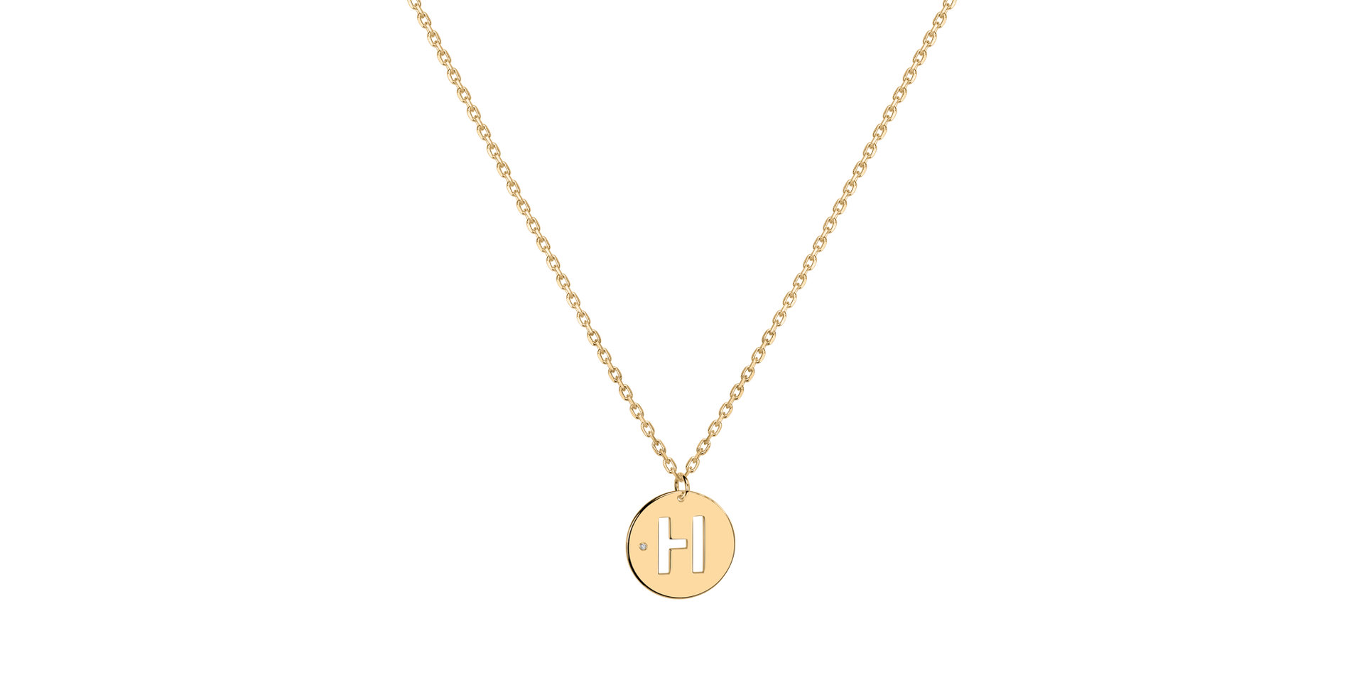 Diamond necklace Cut Coins H