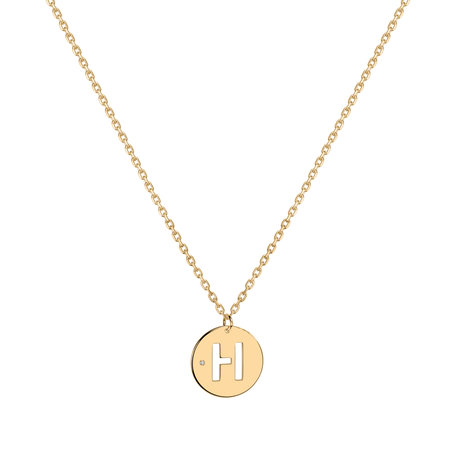Diamond necklace Cut Coins H
