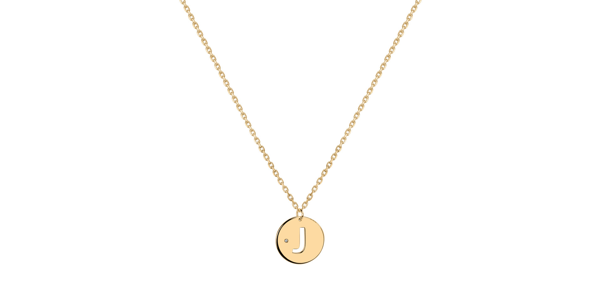Diamond necklace Cut Coins J