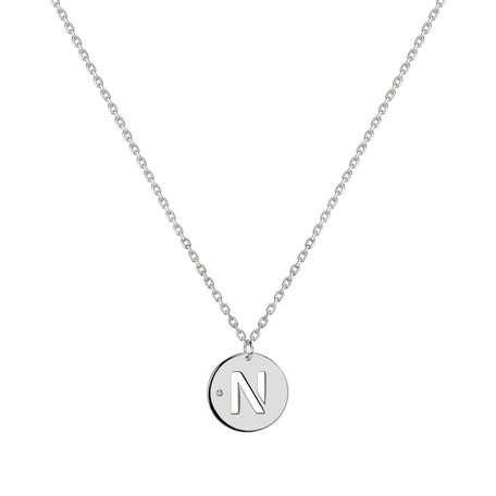 Diamond necklace Cut Coins  N
