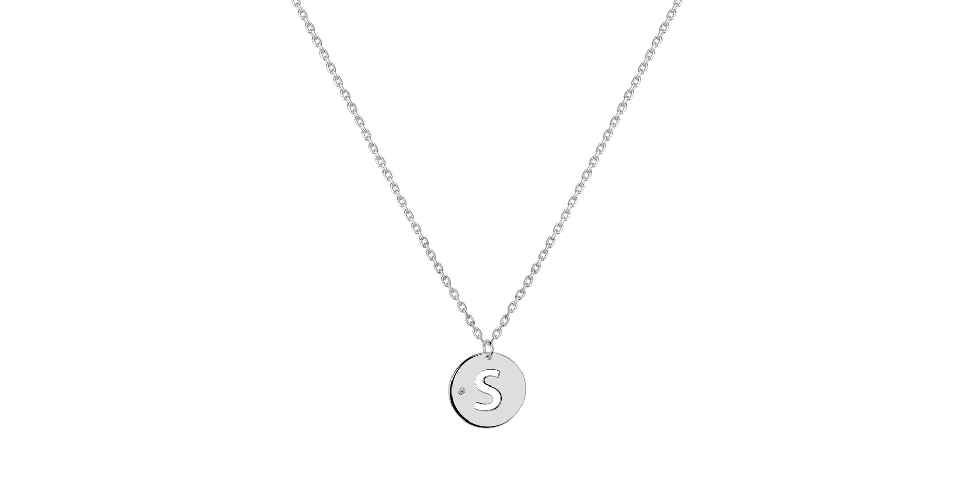 Diamond necklace Cut Coins S