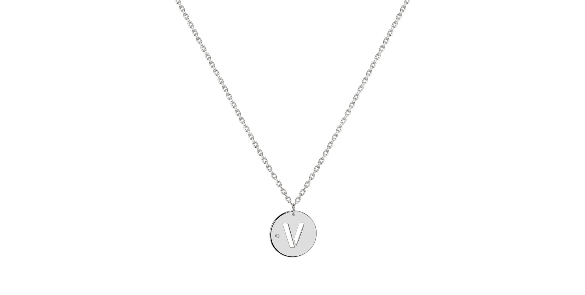 Diamond necklace Cut Coins V