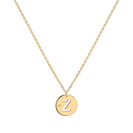 Diamond necklace Cut Coins Z