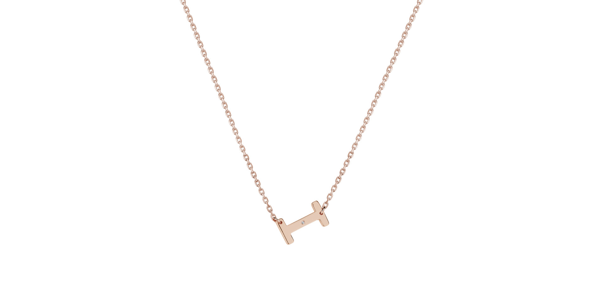 Diamond necklace Big Laser Line I