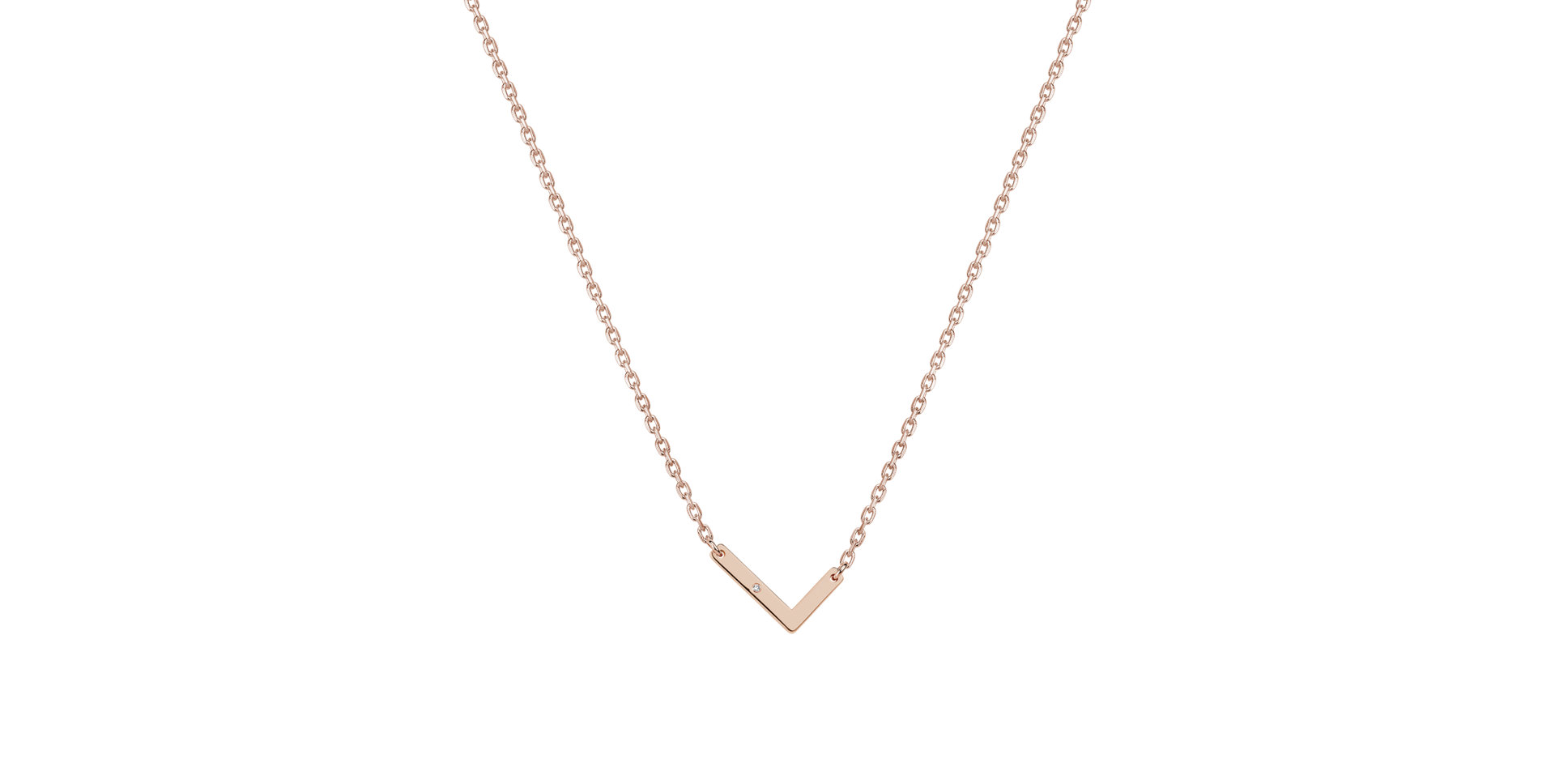 Diamond necklace Big Laser Line L