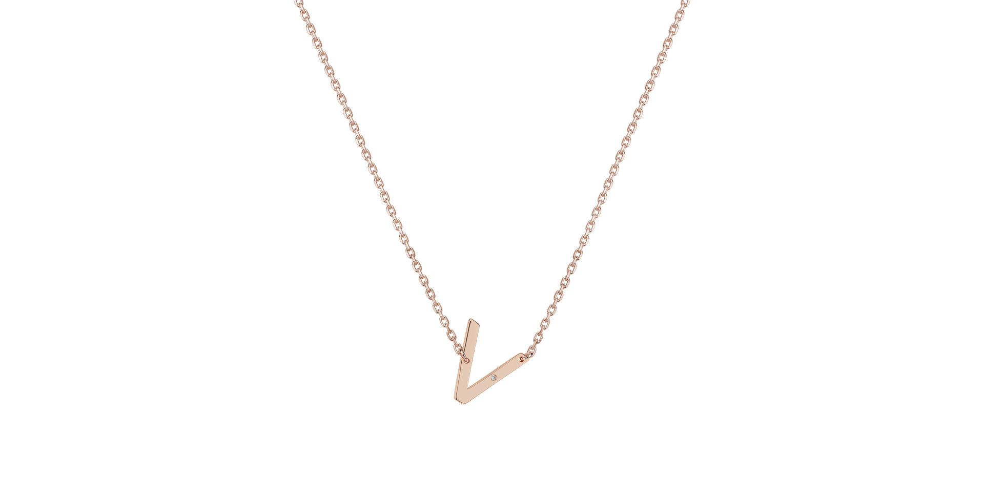 Diamond necklace Big Laser Line V