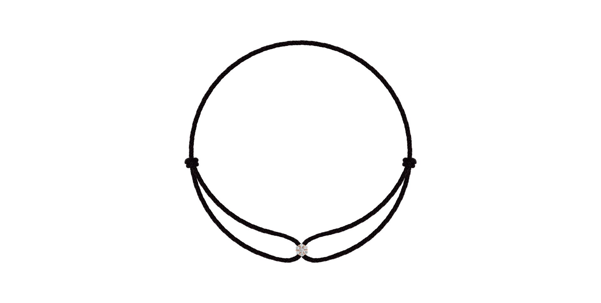 Bracelet with diamonds Deep Snow