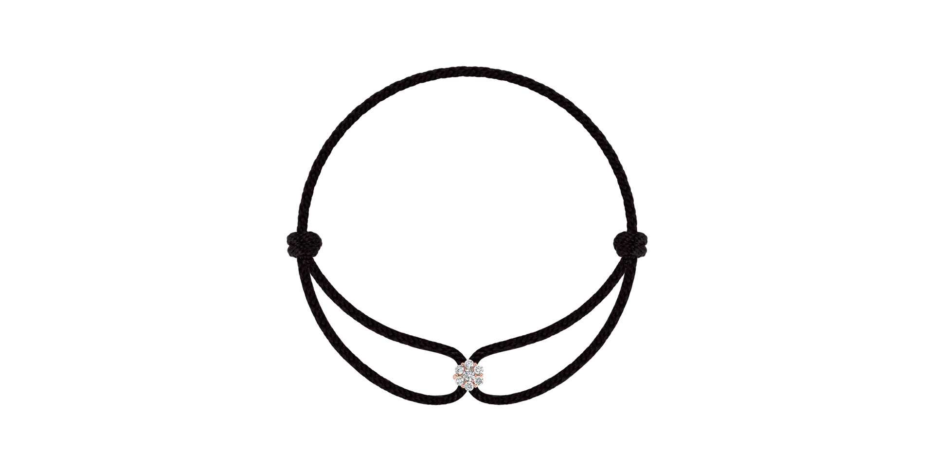 Bracelet with diamonds Deep Snow