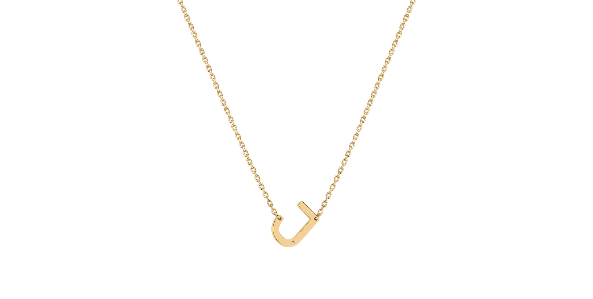 Diamond necklace Big Laser Line J