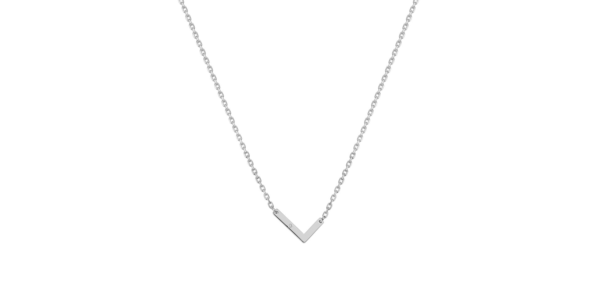 Diamond necklace Big Laser Line L