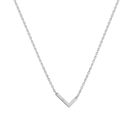 Diamond necklace Big Laser Line L