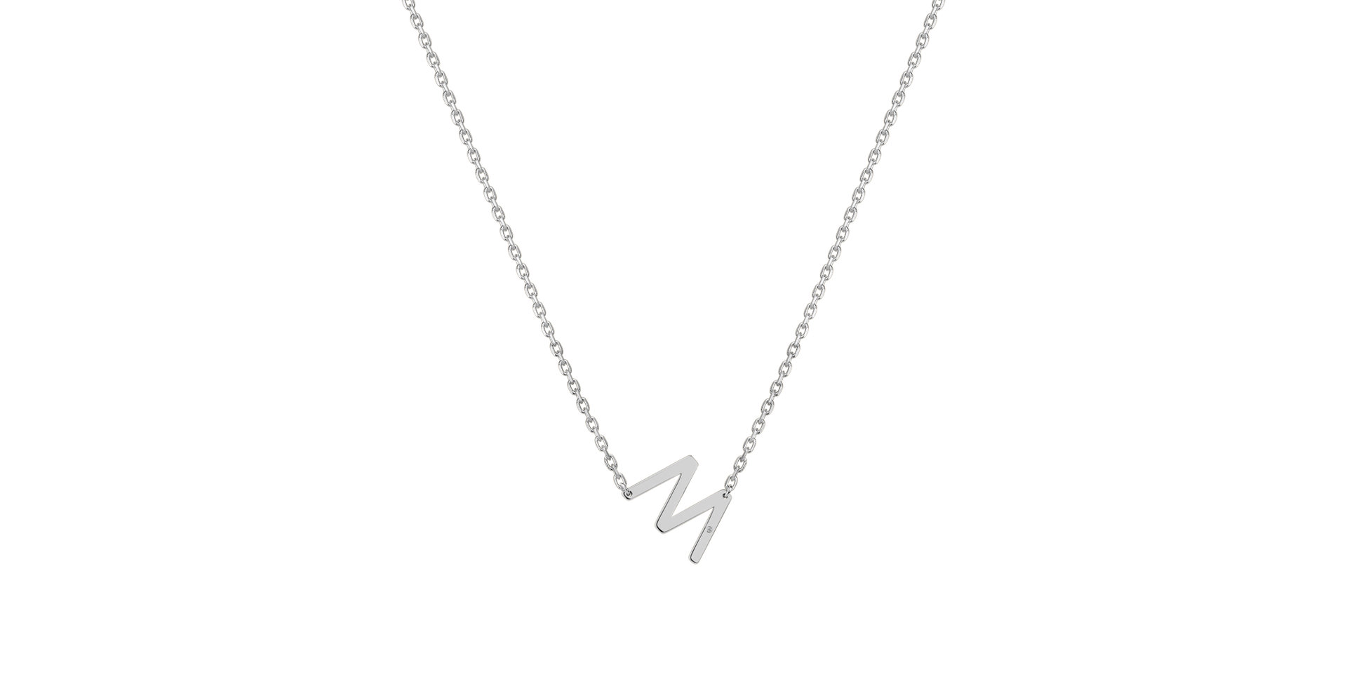 Diamond necklace Big Laser Line M