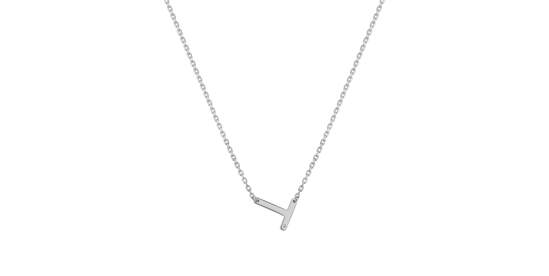 Diamond necklace Big Laser Line T