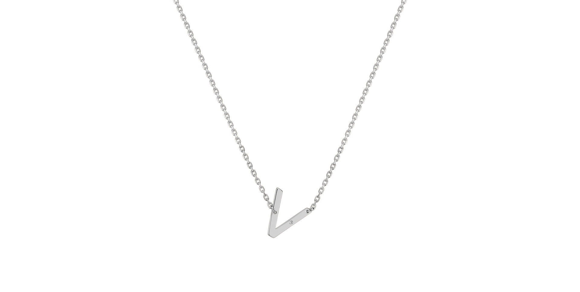 Diamond necklace Big Laser Line V