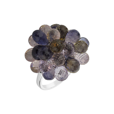 Ring with gemstones Fantastic Grapes