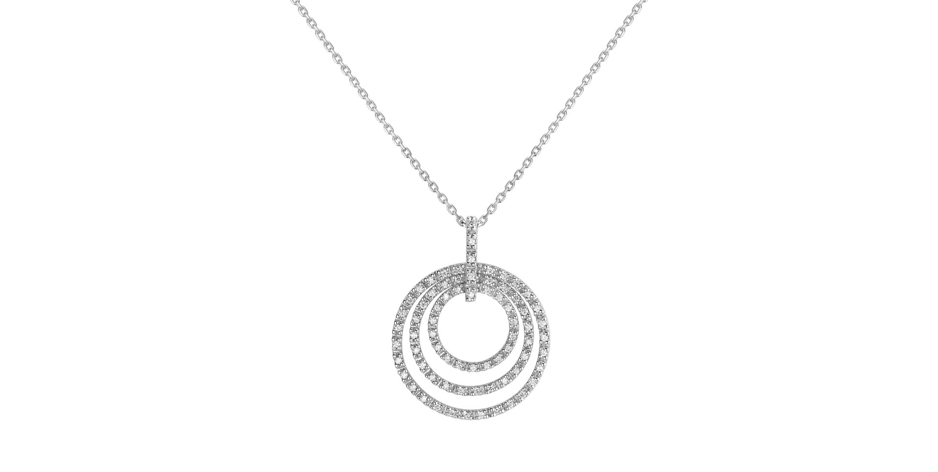 Diamond pendant Attention
